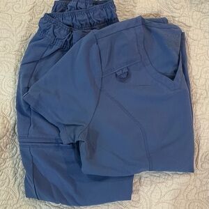 Jaanuu Women's Blue Scrub Set